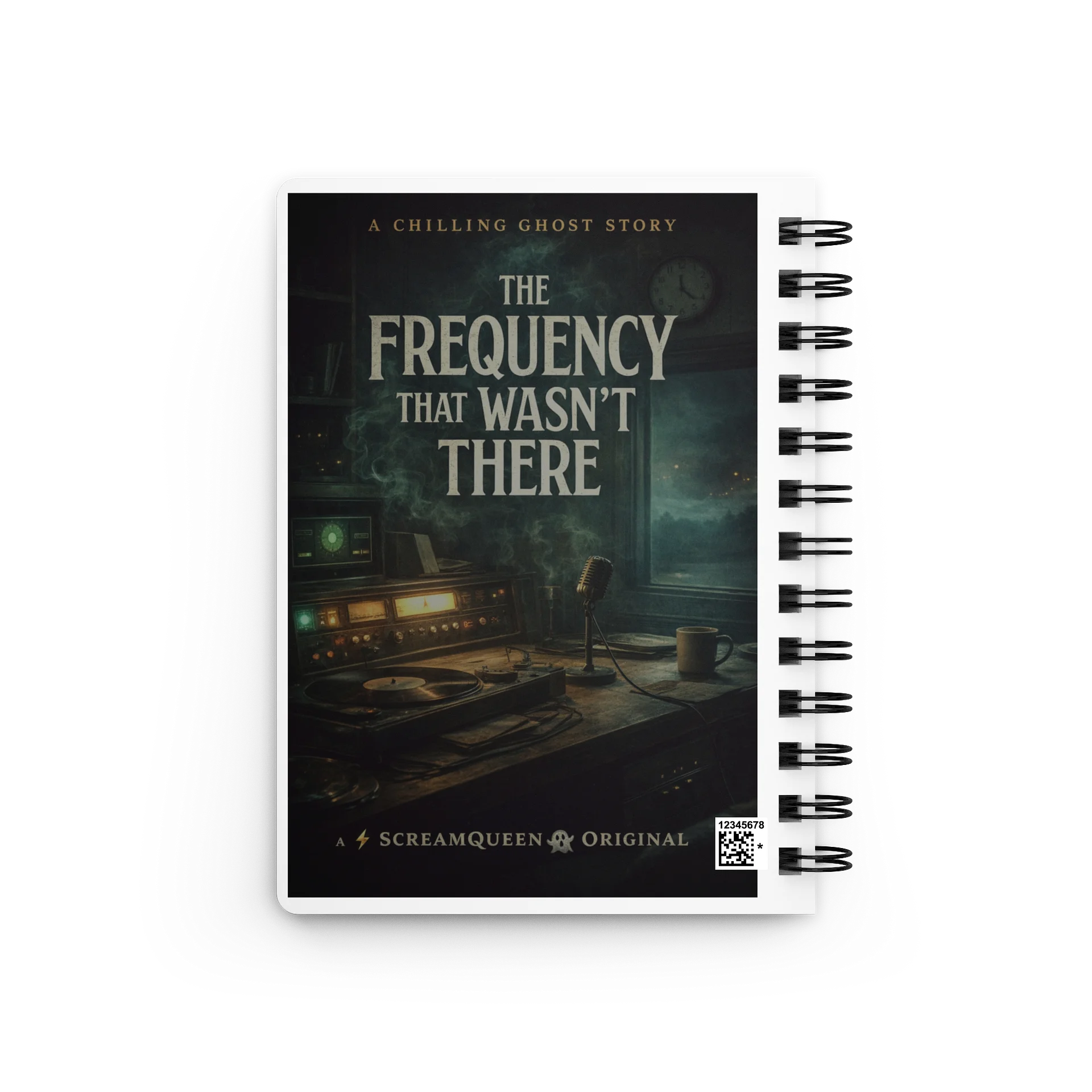 The Frequency that Wasn't there spiral notebook product image (2)