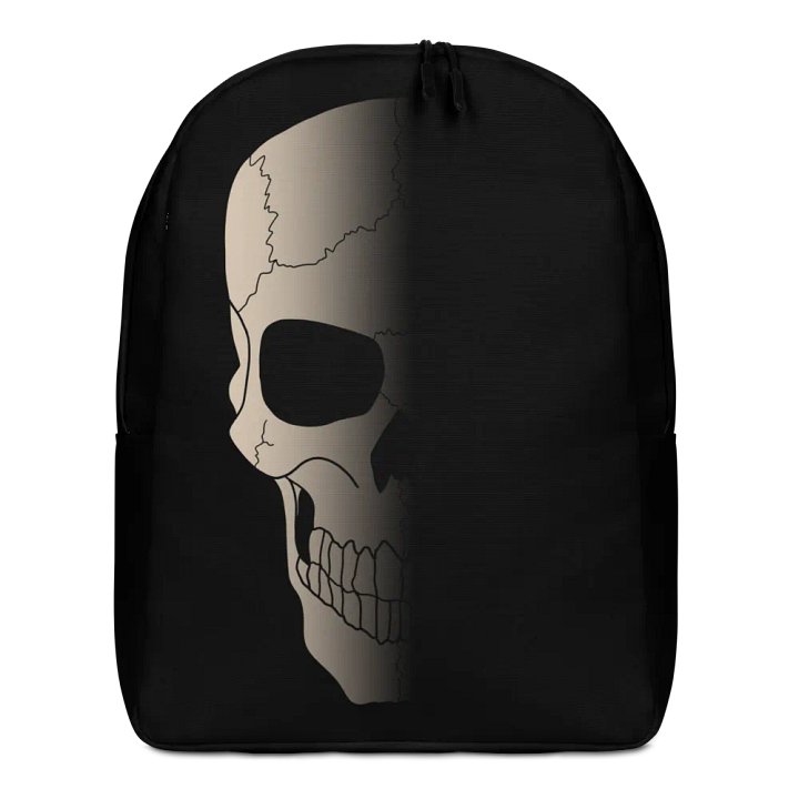 Faded skull backpack product image (1)