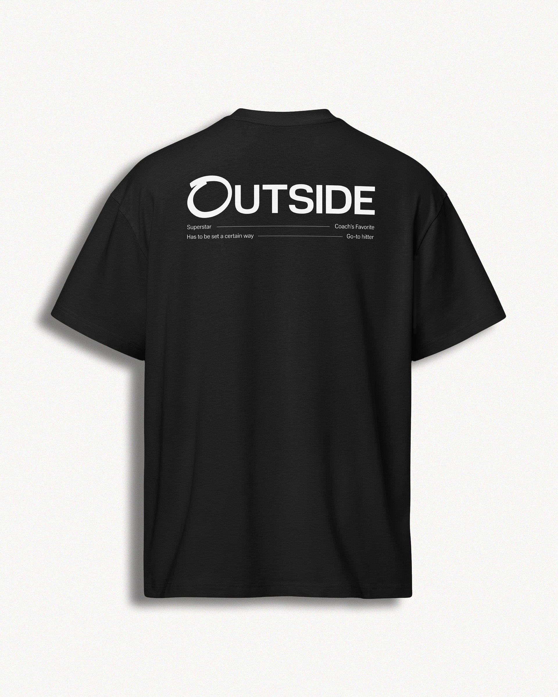 Outside Oversize Tee — Black product image (2)