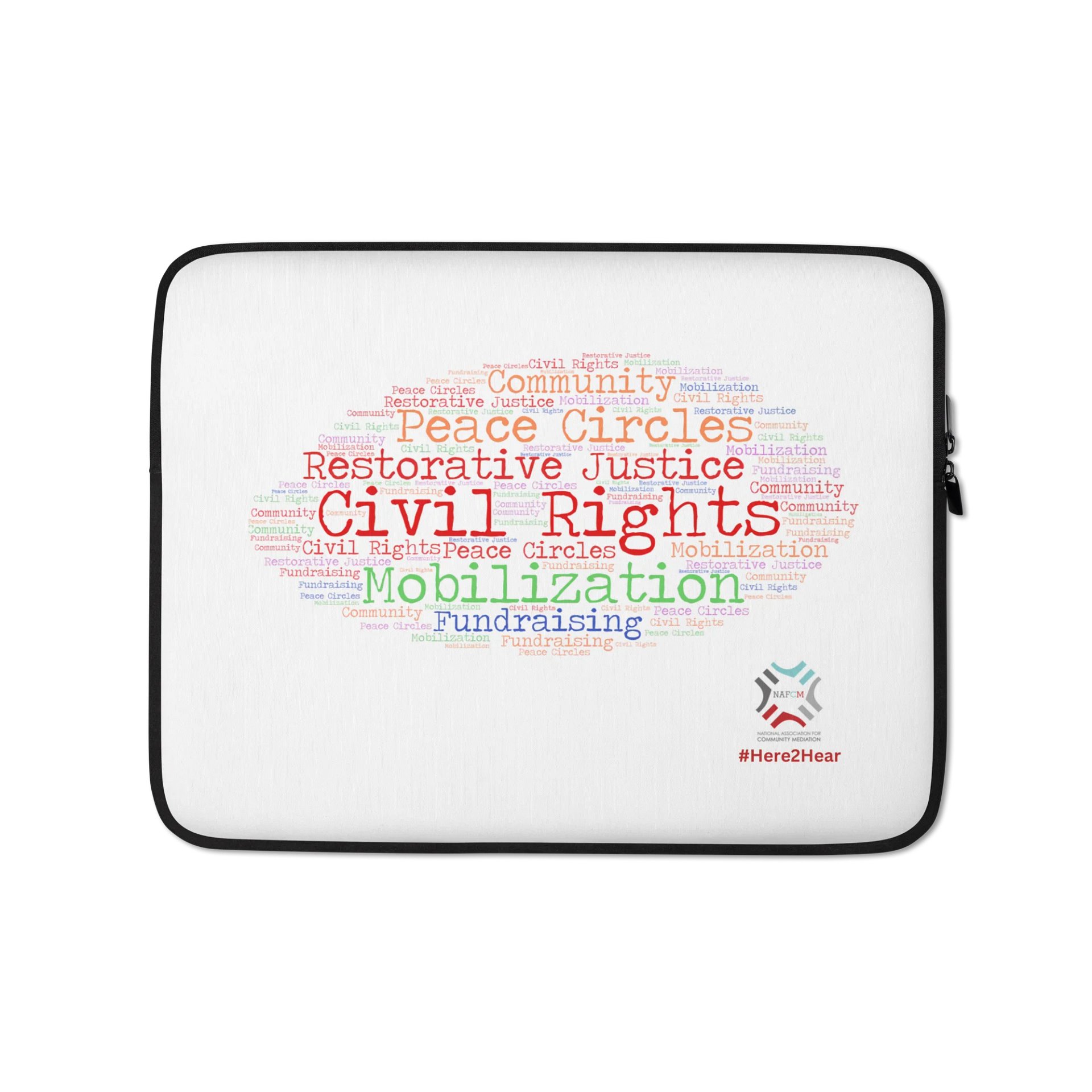 Word Cloud Laptop Sleeve product image (1)