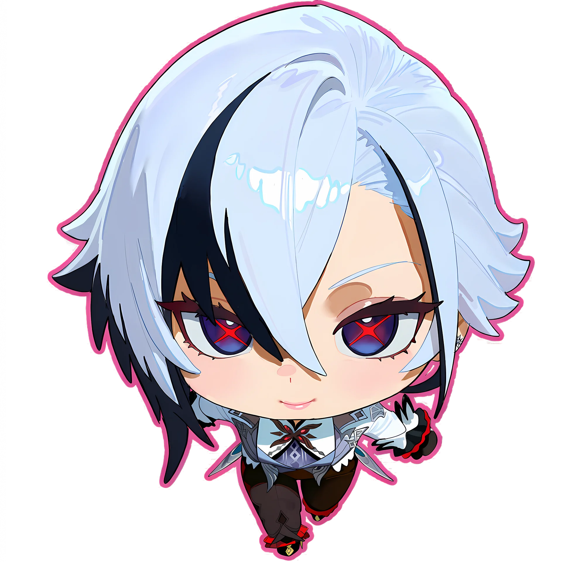 Arlecchino Chibi Sticker product image (2)