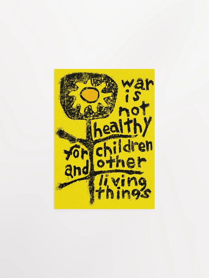 Peaceful Protest Flower Poster product image (11)
