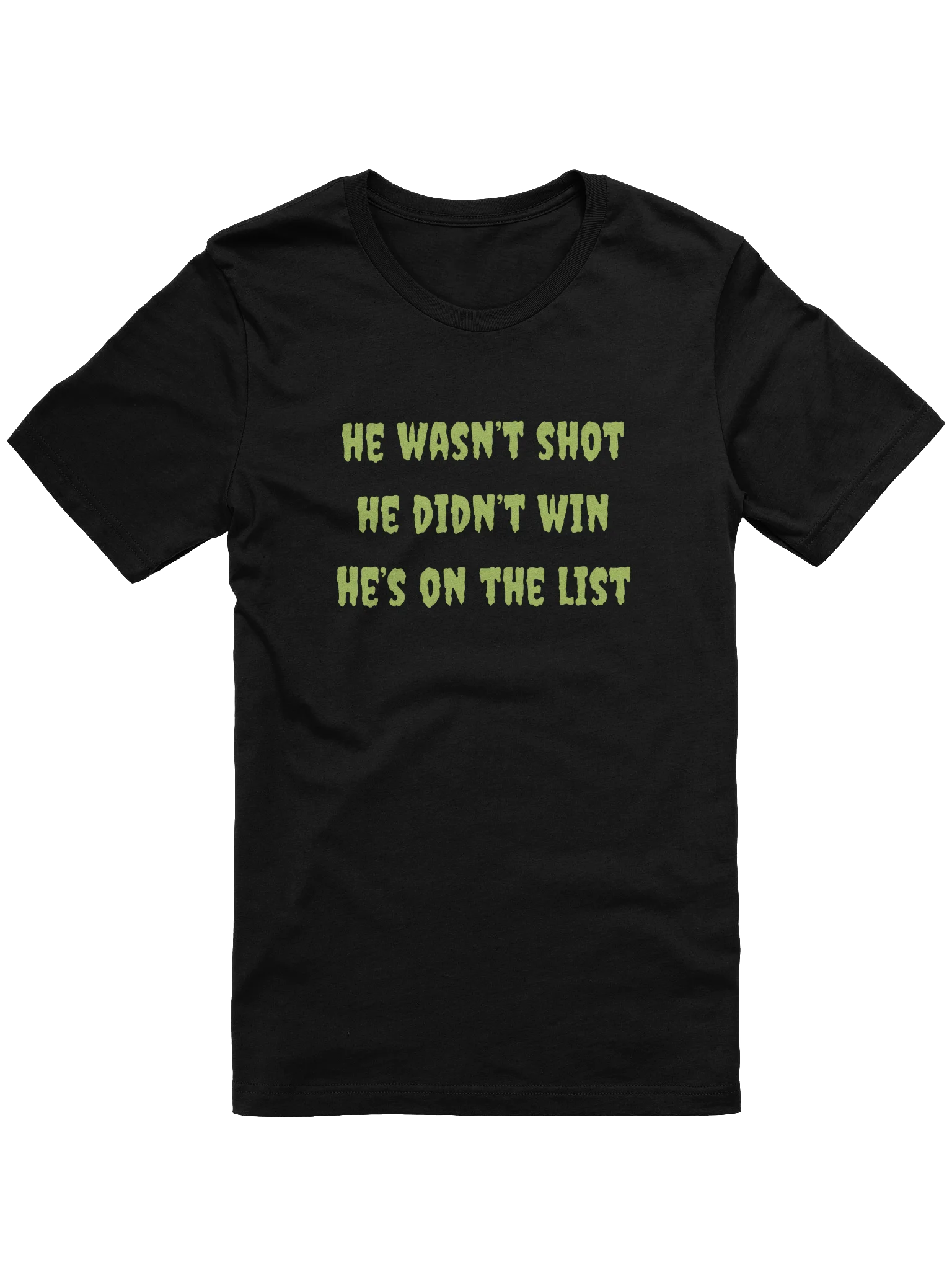 She Won Green Horror Print Supersoft Unisex T-shirt product image (1)