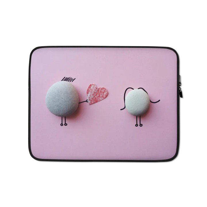 Pebble Love Laptop Sleeve – Stylish & Protective Case for Your Laptop product image (1)