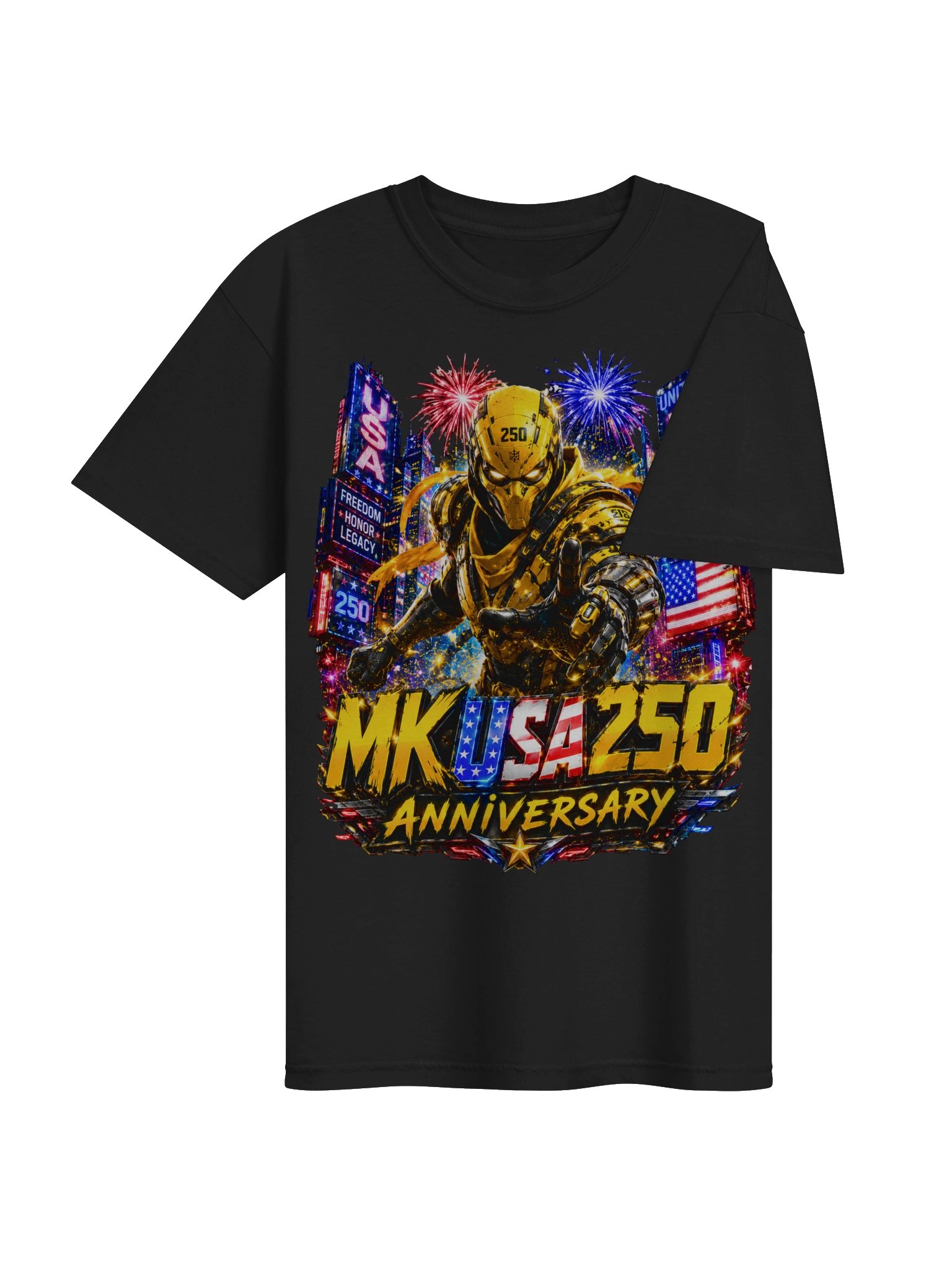 USA 250th Anniversary Armored Patriot Shirt – 1776–2026 America Tee product image (33)