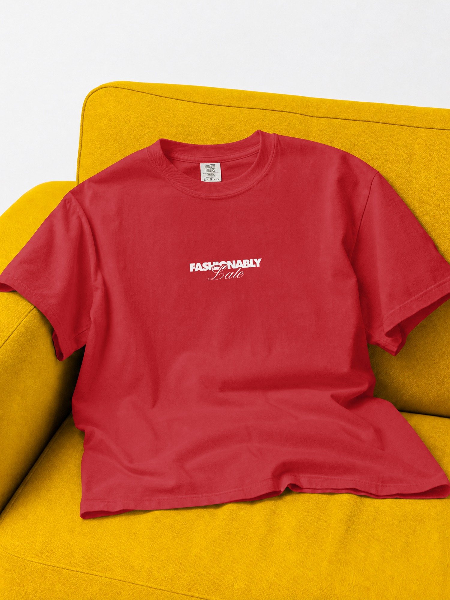 Wash Red Logo Tee product image (1)