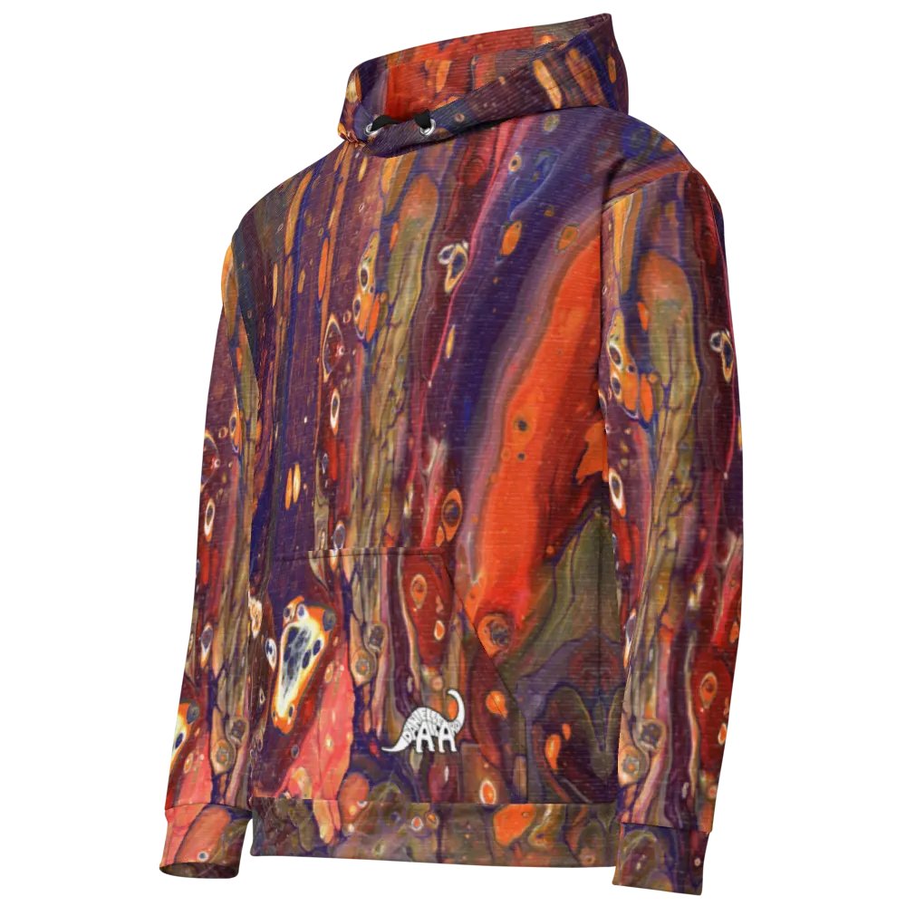 Hyperspace Fluid Acrylic All-Over Print Hoodie product image (5)