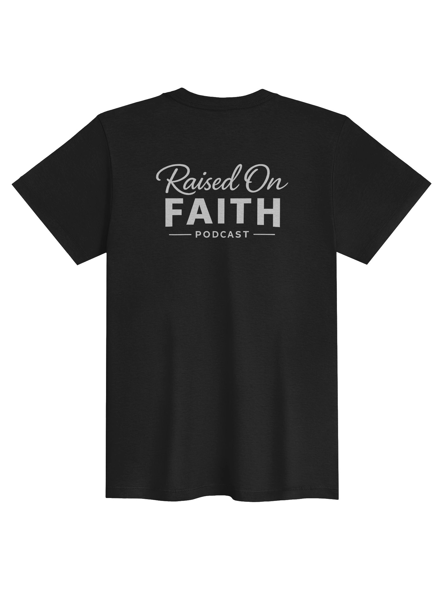 Raised on Faith Women's Tee - Black/White product image (2)