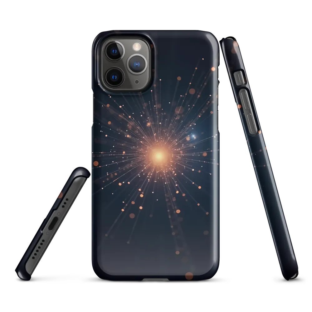 Snap Case for iPhone – Cosmic Light Outburst product image (3)