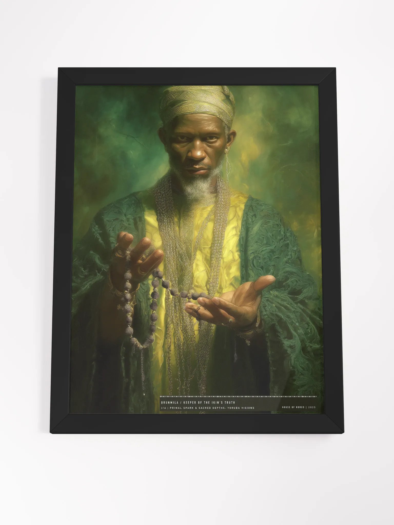 Orunmila: Keeper of Ikin's Truth – Framed Matte Poster product image (13)