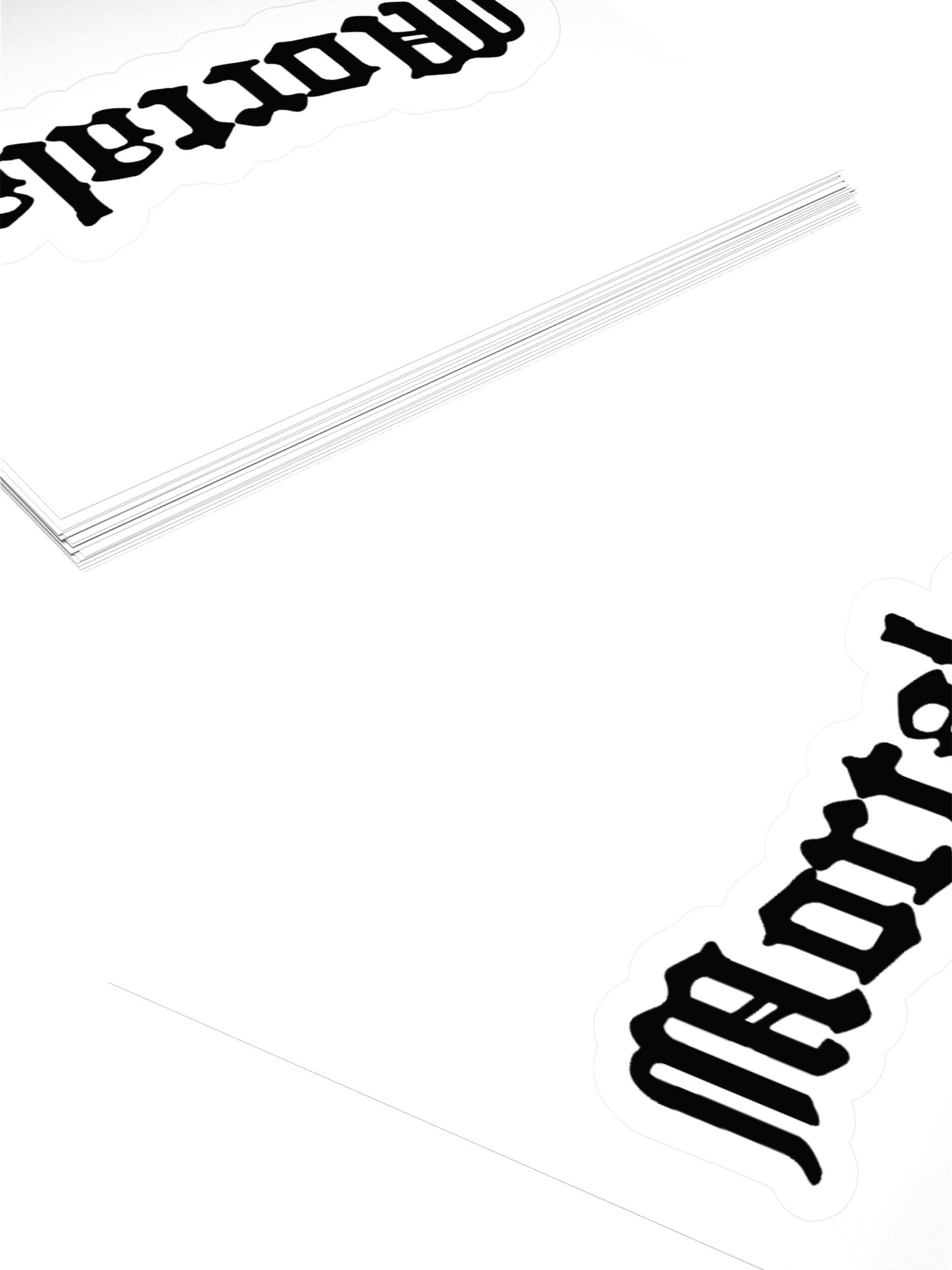 "Mortala." Sticker product image (4)