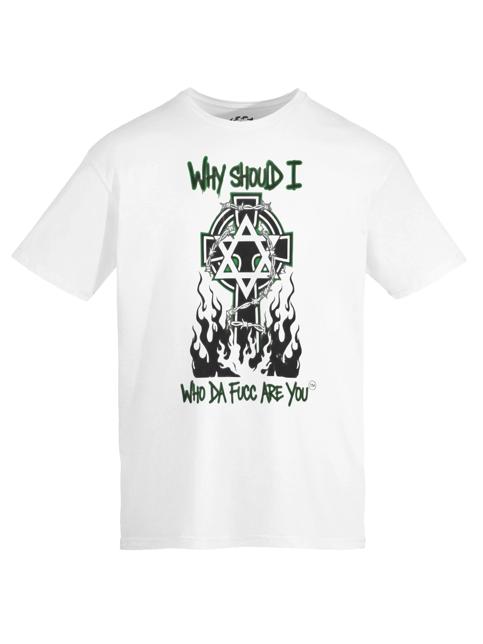 Why Should I. Who Da Fucc Are You. | RelaxFit Statement Tee product image (9)