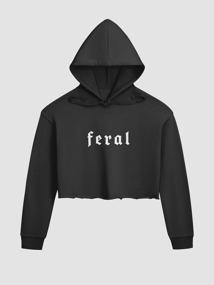 Feral || Crop Hoodie product image (1)