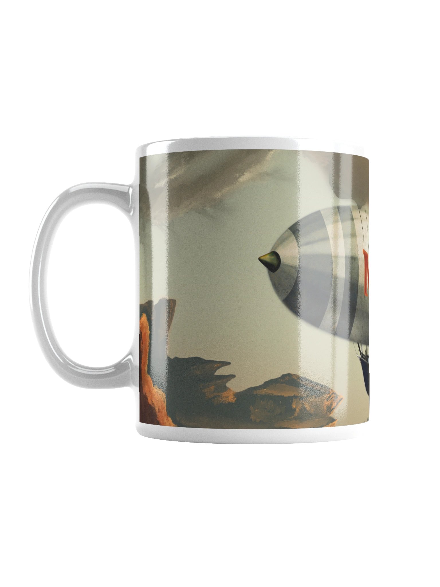 Plane Coffee Cup White product image (1)