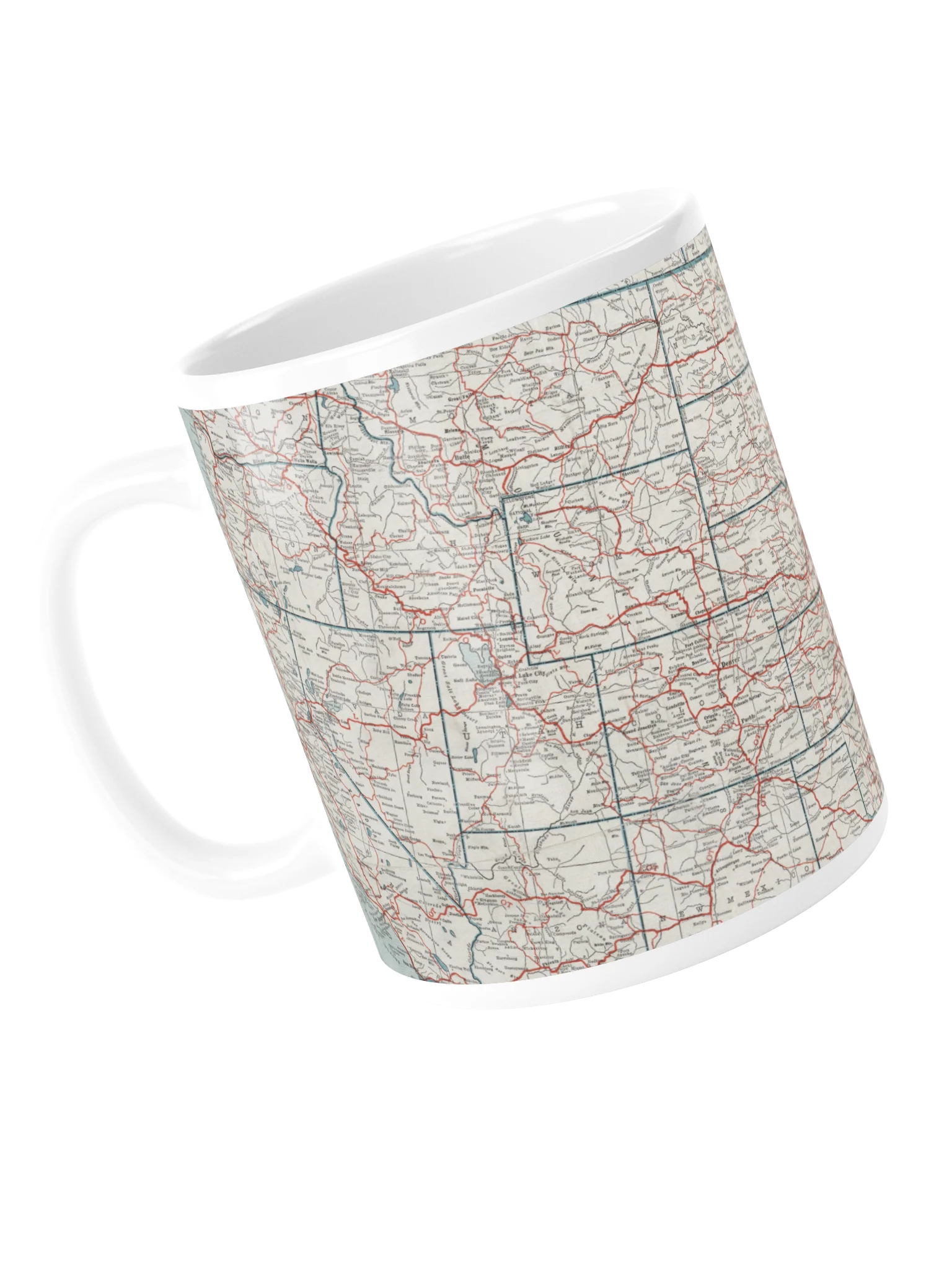 Vintage US Route Map Mug product image (5)