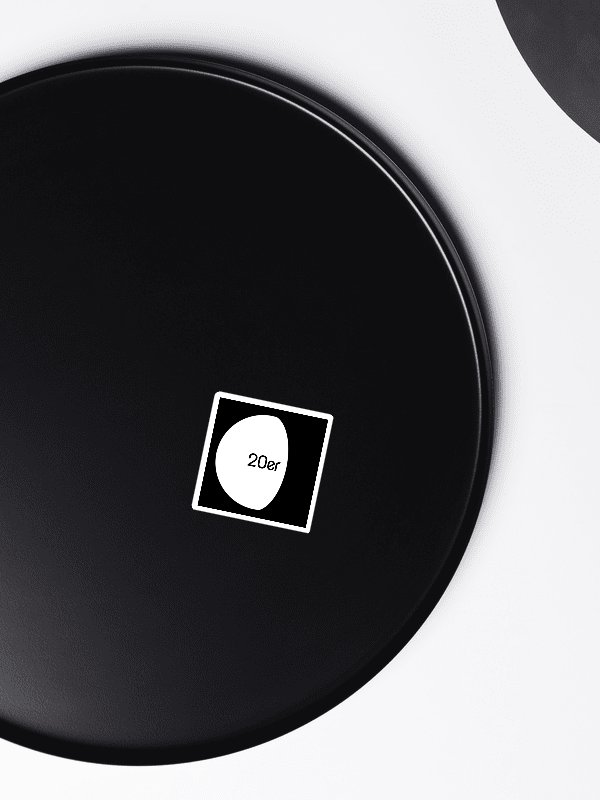 20er (Die-Cut Magnet) product image (2)