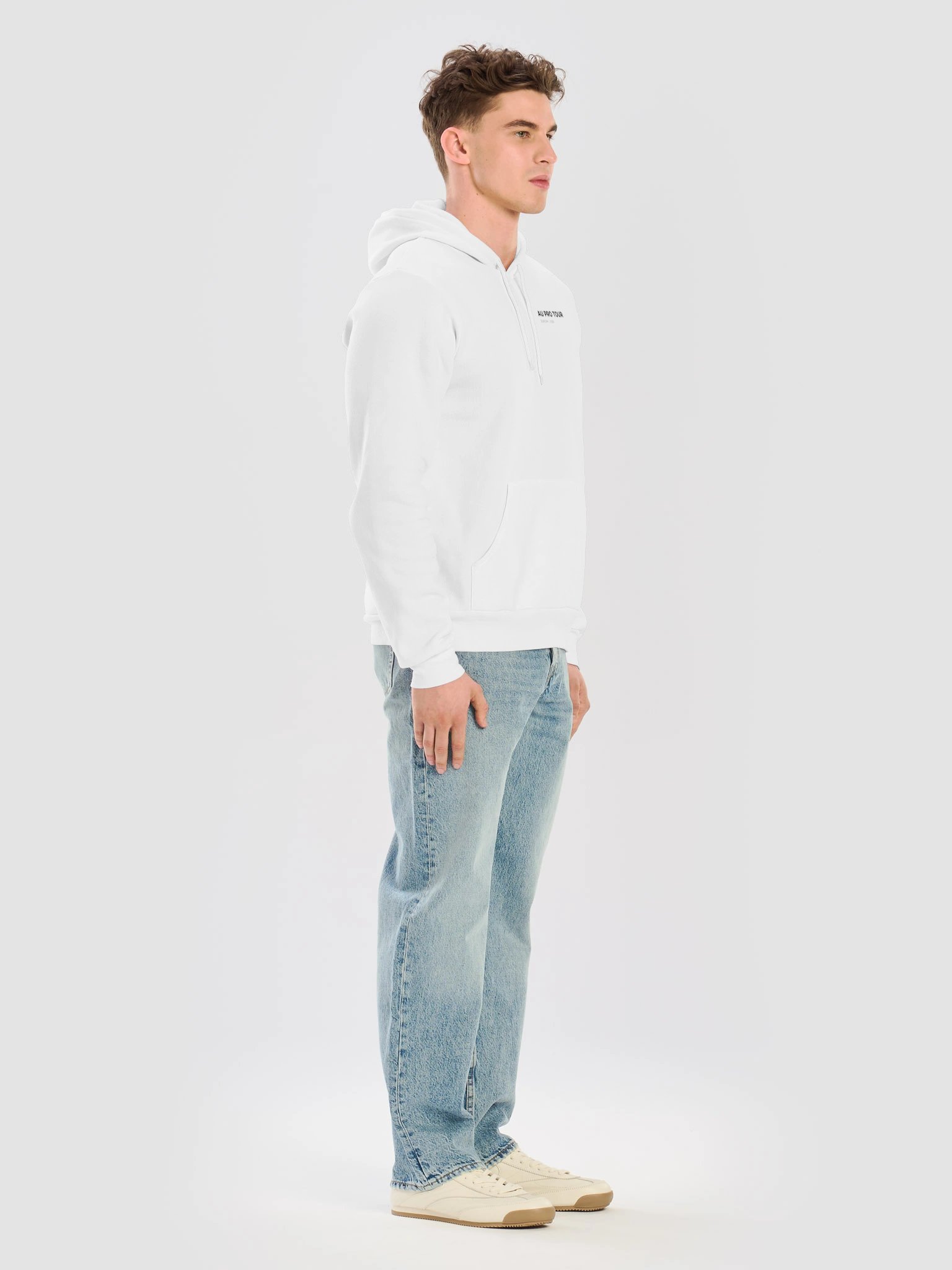 The "Circuit" White Hoodie - AU PRO TOUR 2026 product image (7)