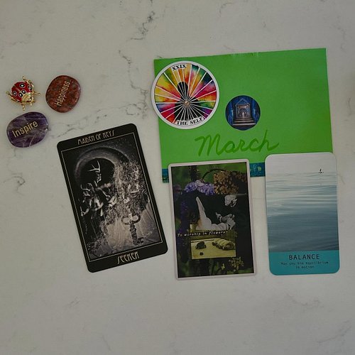 I’ve been going back through my monthly tarot spreads and finding hidden gems. What about you? Do you review yours? #tarotrea...