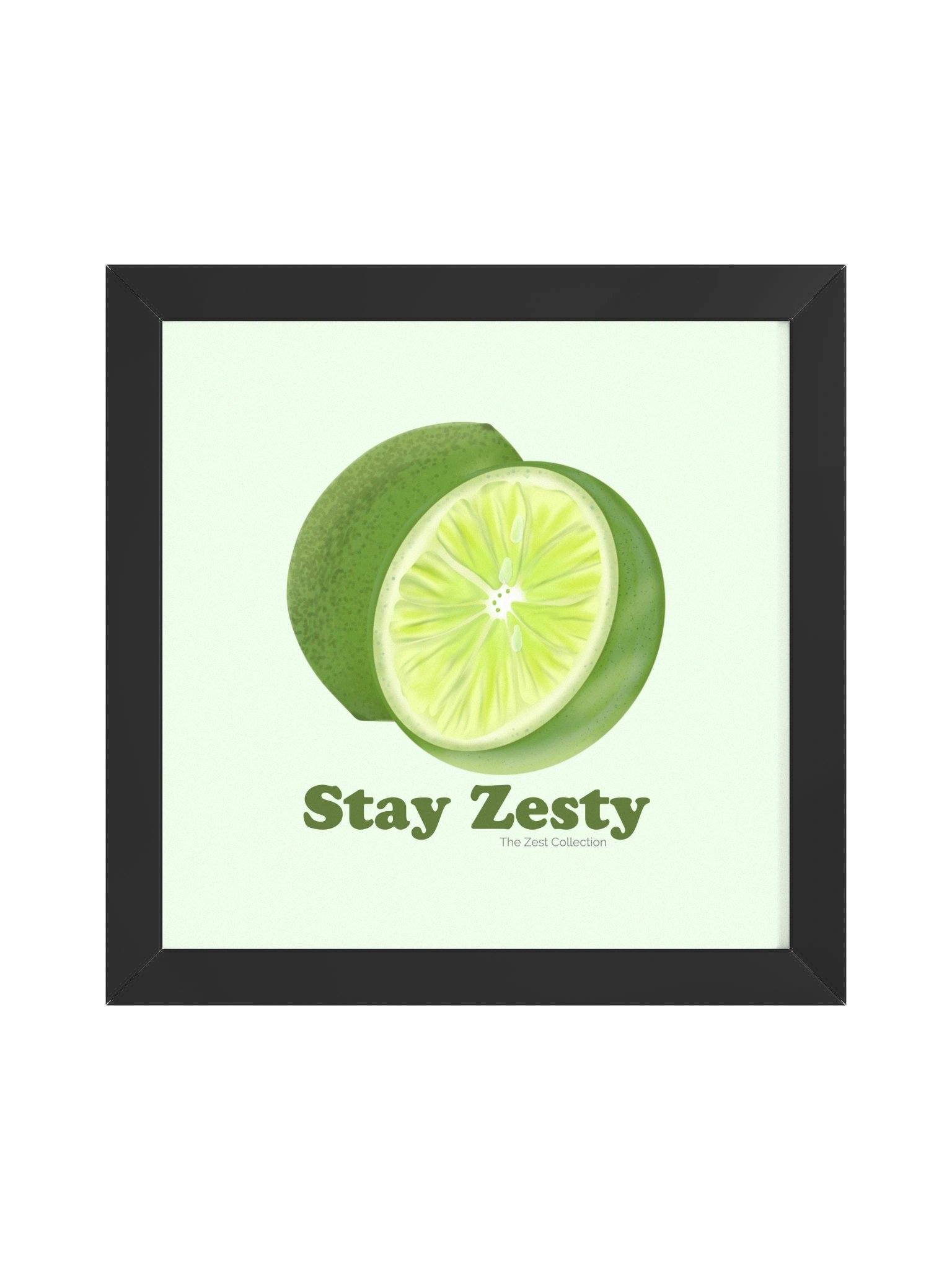 Stay Zesty – Framed High-Quality Matte Poster product image (2)