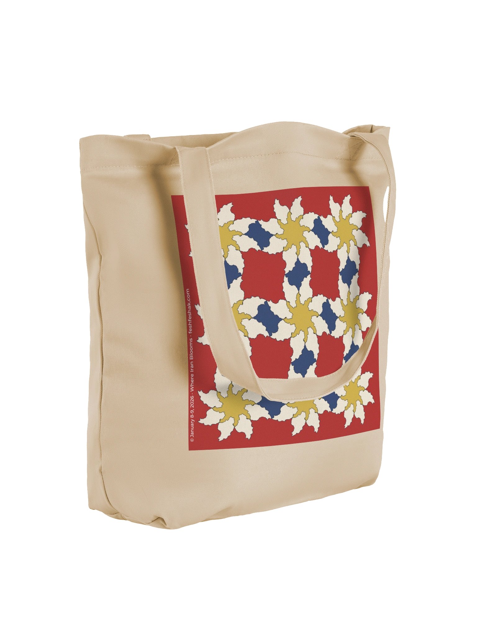 Where Iran Blooms Tote, Russet product image (4)
