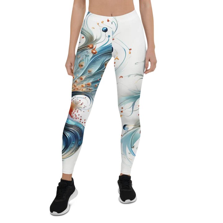 Peacock Art Leggings product image (1)