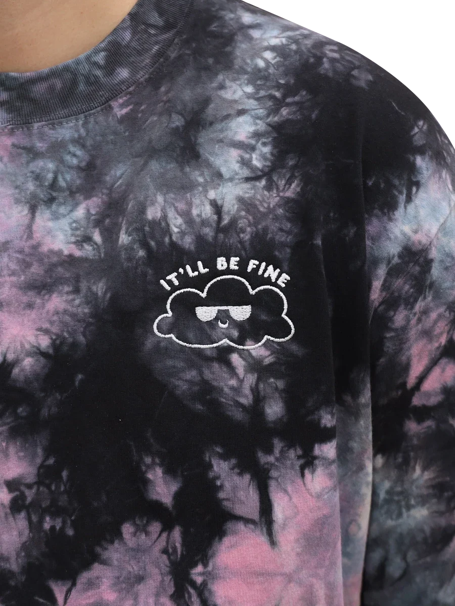It'll Be Fine Tie Dye - dark (embroidered) product image (2)