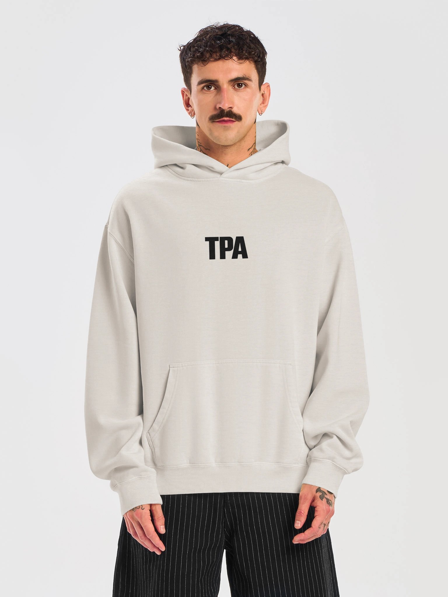 Heavyweight Afterimage Hoodie - Faded Cream product image (5)