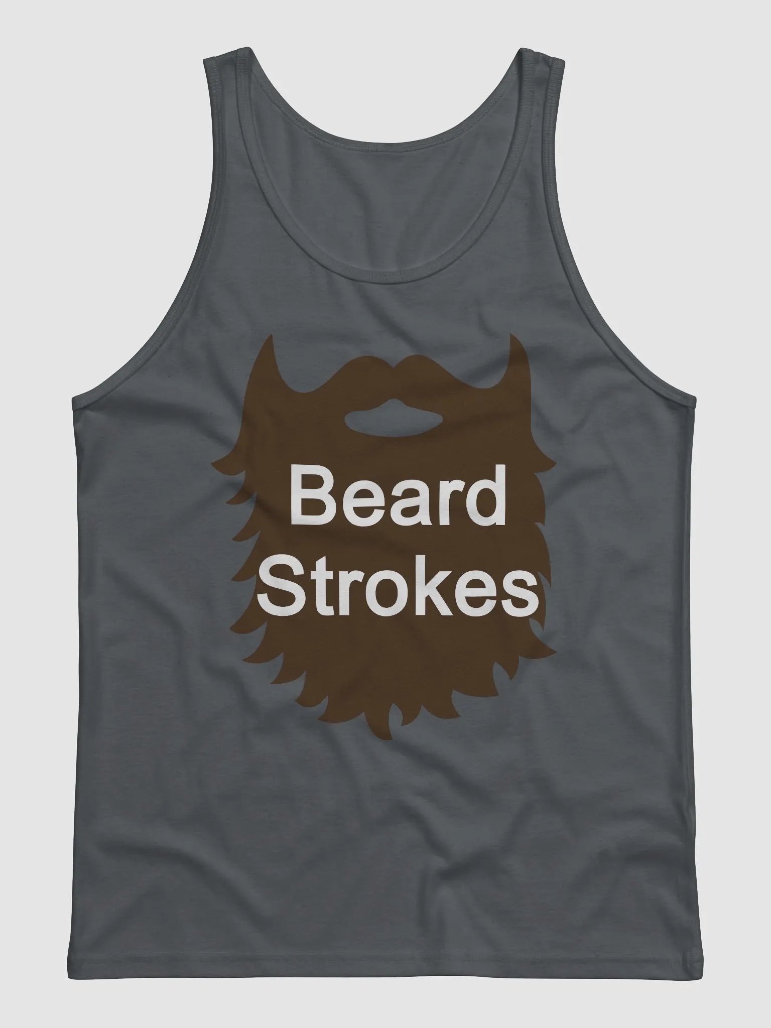 Beard Strokes Tank Top - Unisex (Brown Beard) product image (1)