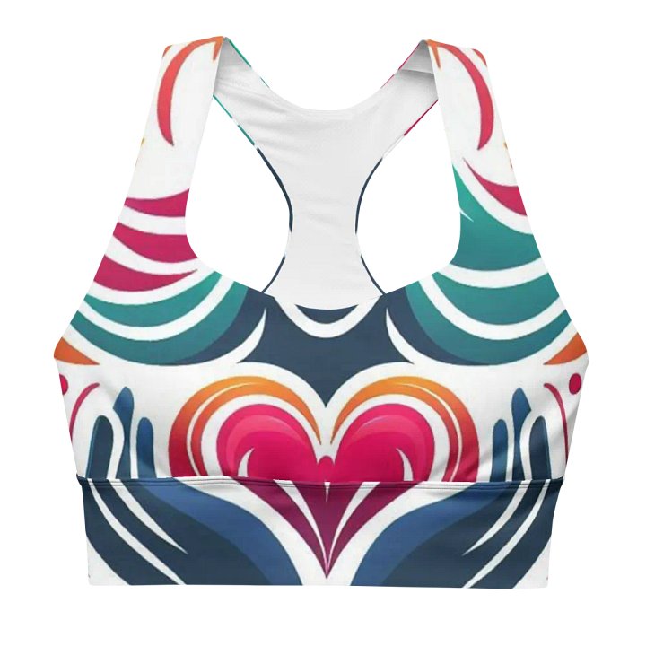 Harmony Heart Longline Sports Bra product image (1)