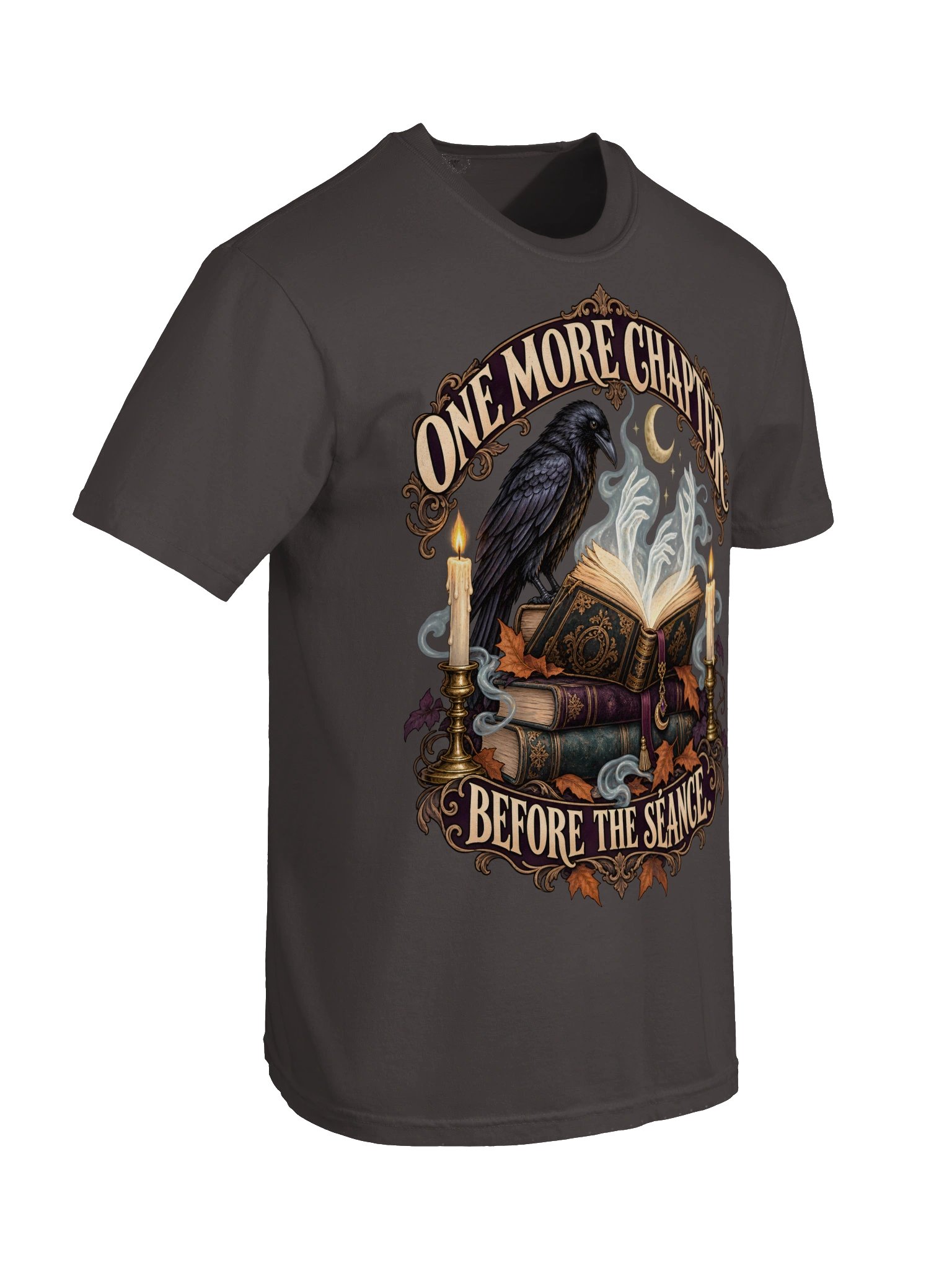 One More Chapter Before the Séance | Halloween Book Lover Shirt product image (10)