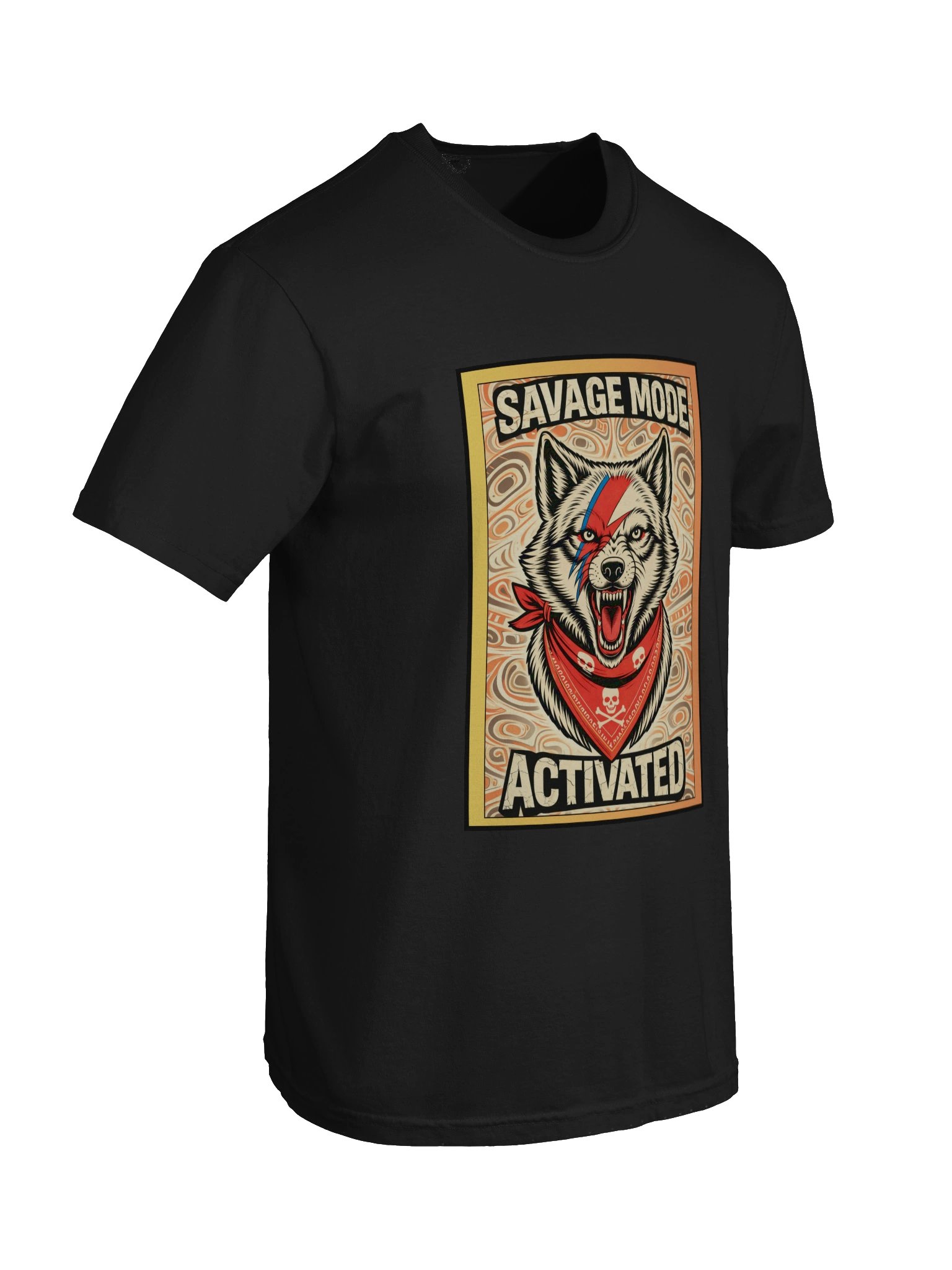 "SAVAGE MODE ACTIVATED" 100% cotton T-shirt product image (5)