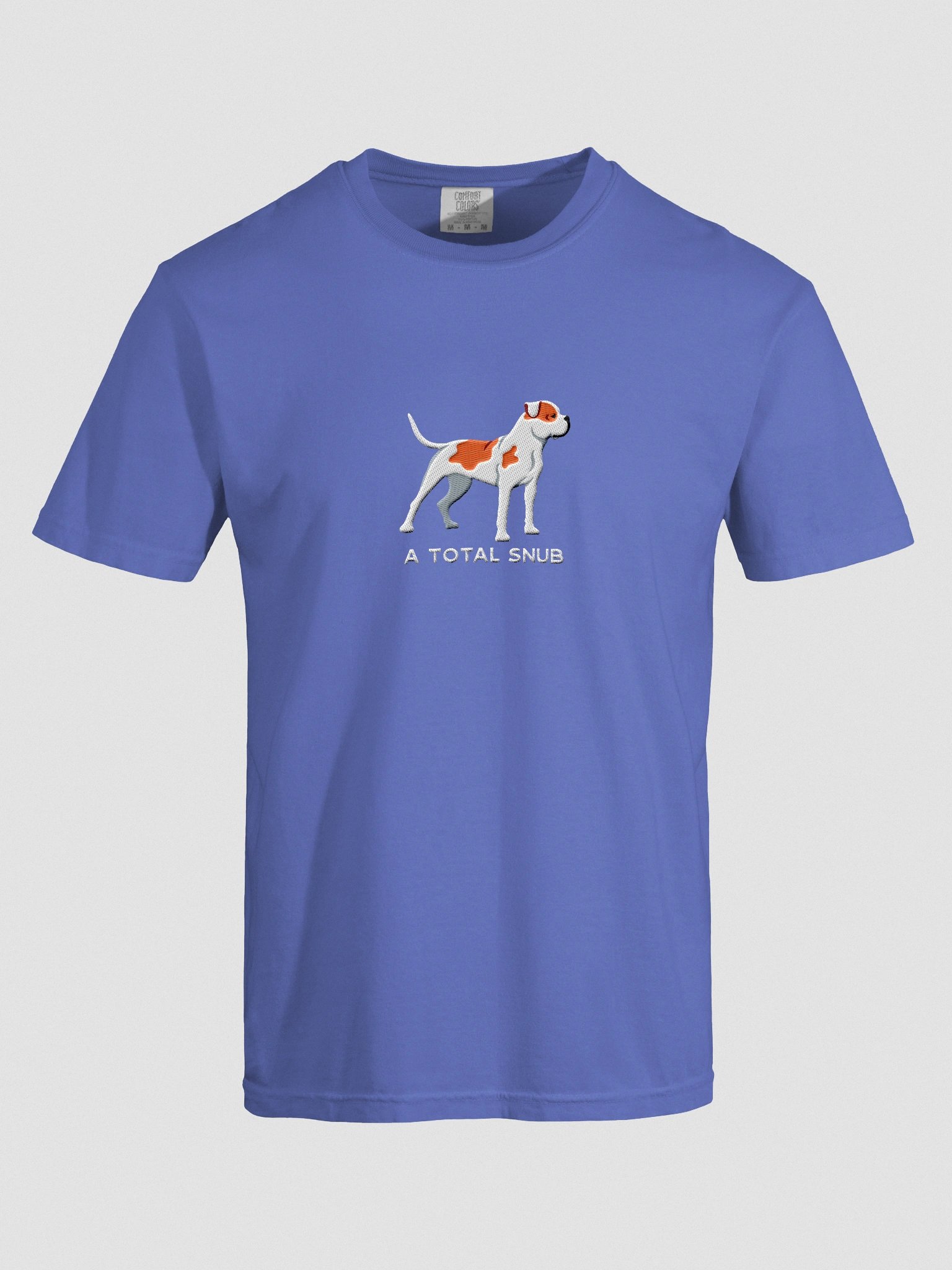 A Total Snub T-Shirt(Embroidered) of an American Bulldog(Red) product image (10)