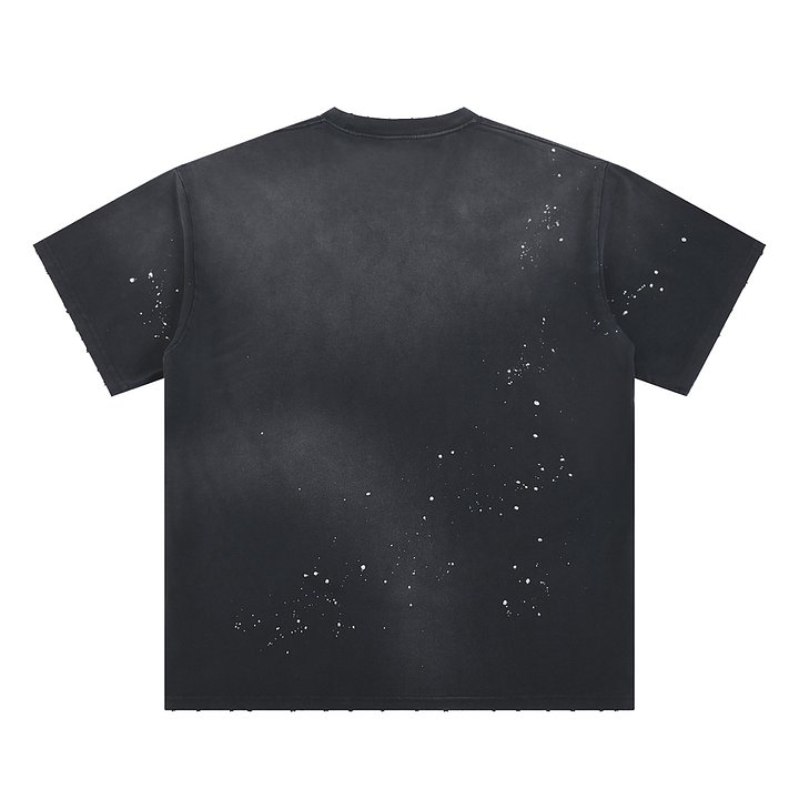 Belief. Hand-Frayed Sunfade Paint Splatter T-Shirt product image (2)
