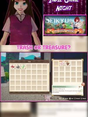 why am i digging in the trash? #TalesOfSeikyu #gamingfails #vendingdokan #vtuber #funnygaming #ClipGPT #streamladder