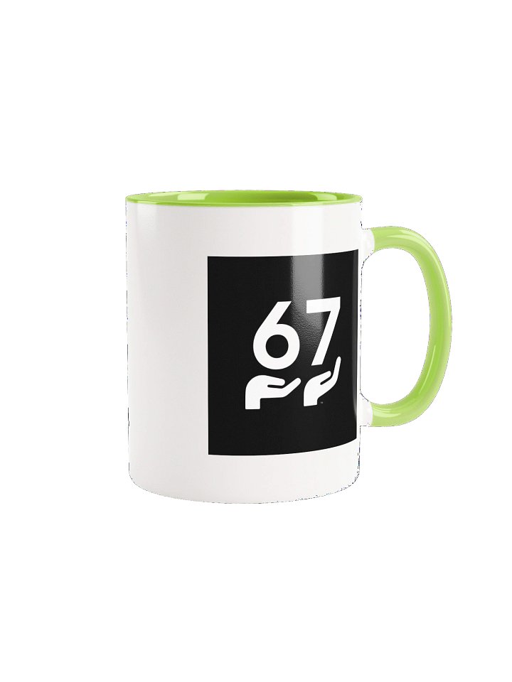6 7 Meme Mug With Color Inside - Ceramic product image (1)