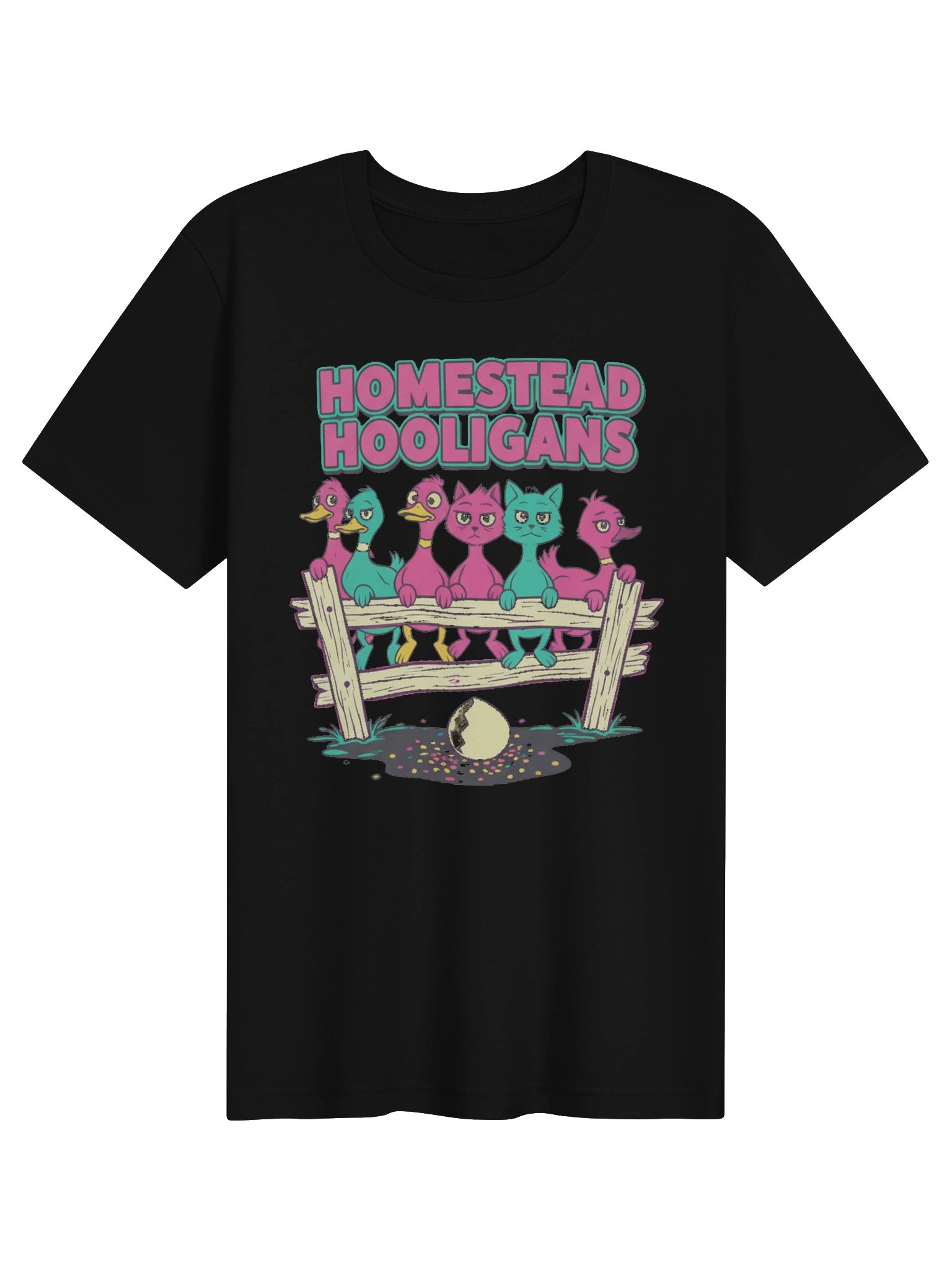Homestead Hooligans Duck and Cat Gang Tee product image (1)