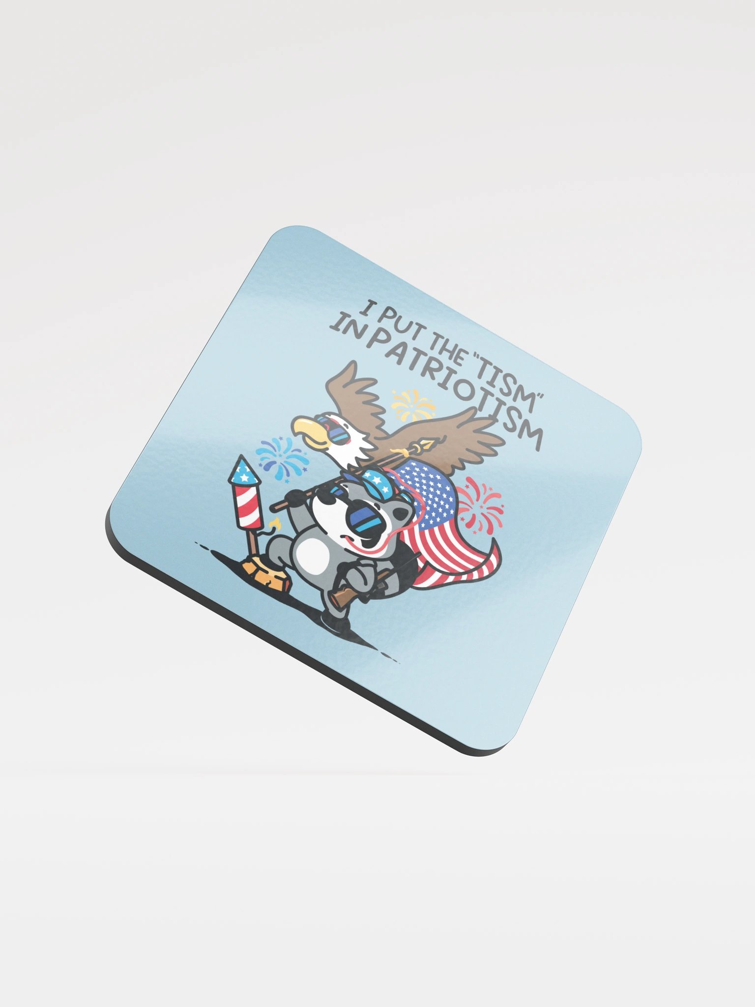 'Tism In Patriotism Coaster product image (1)
