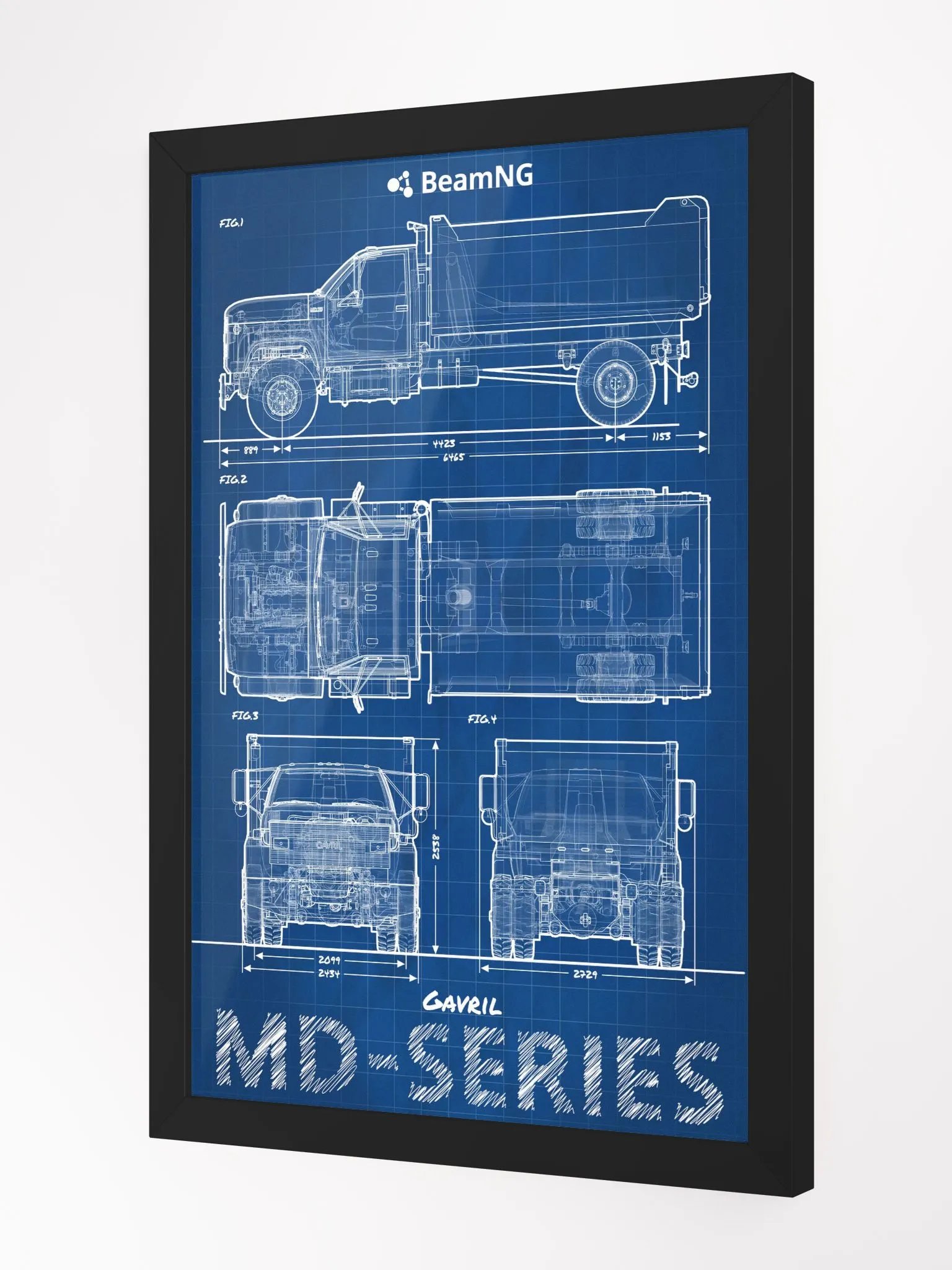 Framed Poster: Gavril MD-Series Blueprint product image (3)