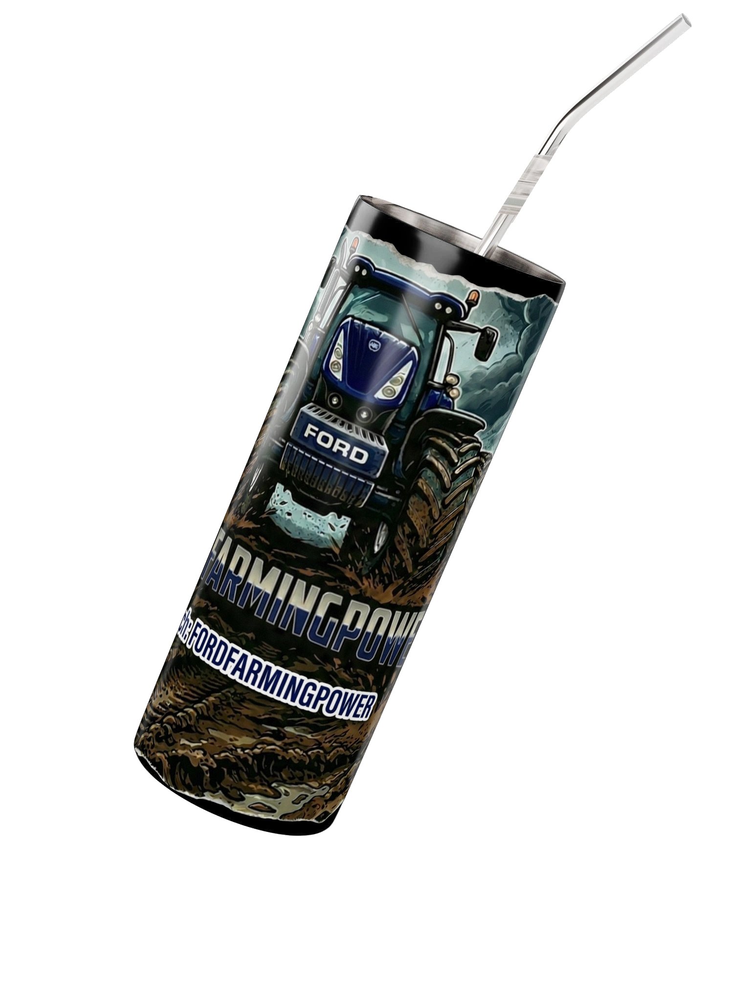 FordFarmingPower 20 ounce Stainless Steel tumbler product image (2)