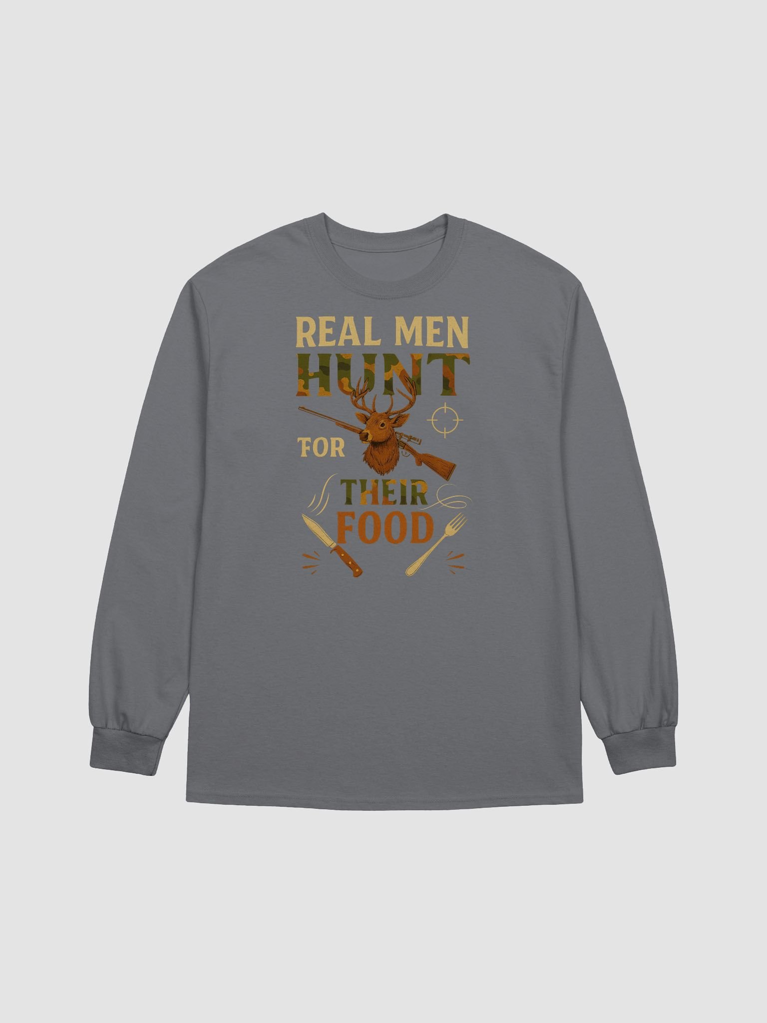 Long Sleeve Hunting Shirt – Real Men Hunt for Their Food product image (13)