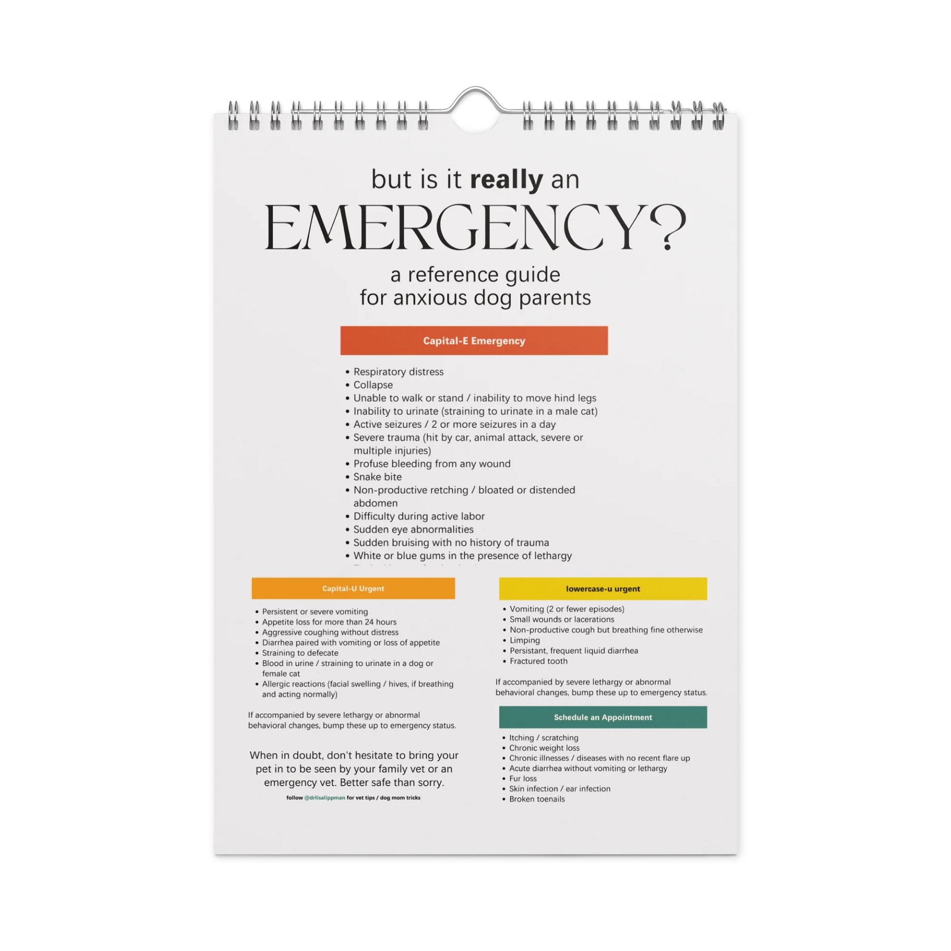 2026 Emergency Reference Wall Calendar product image (3)