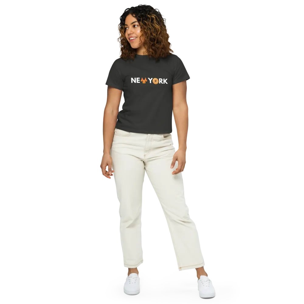 New York Pizza Bagel Black Womens product image (7)