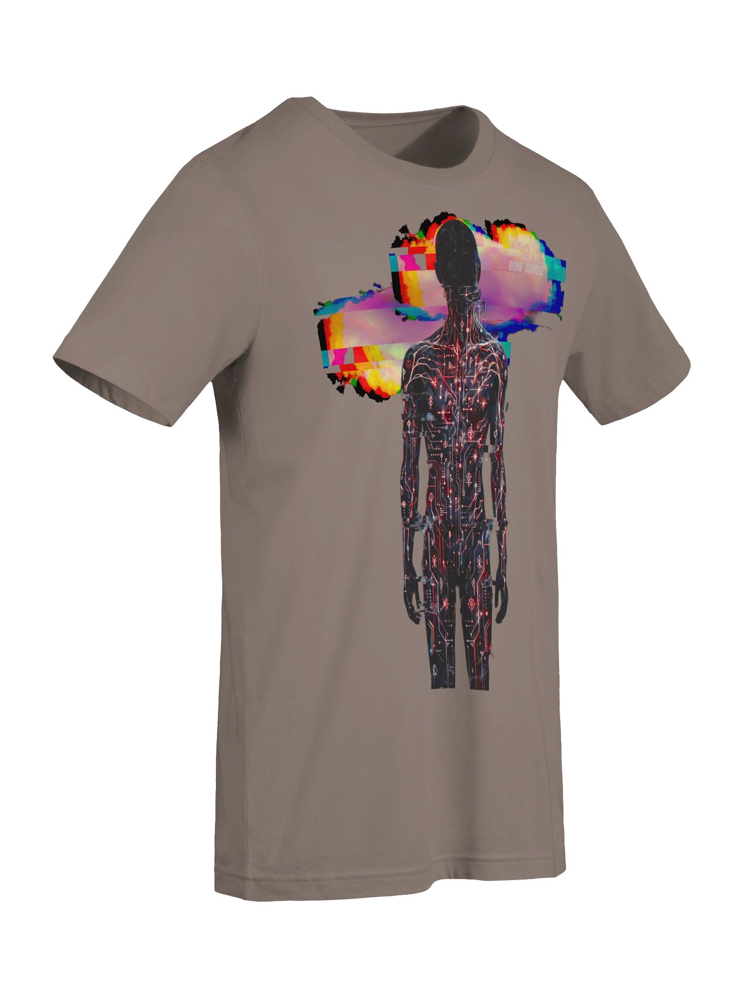 Written Flesh Cyber Glitch Silhouette Tee product image (9)