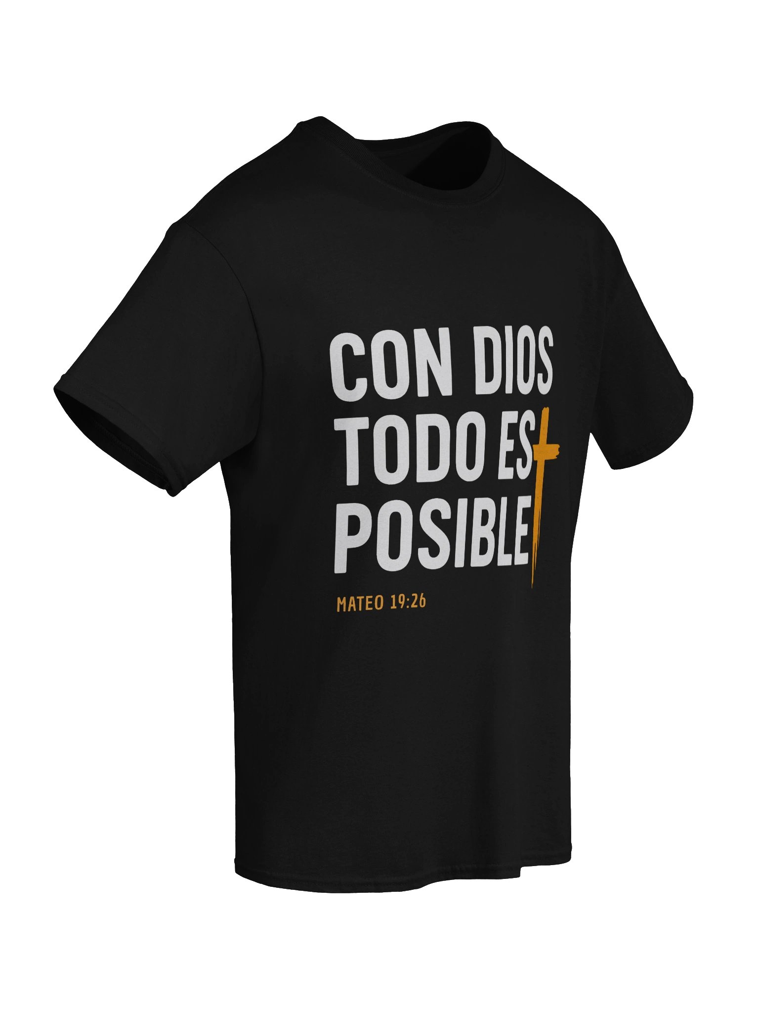 Camiseta Unisex Manga Corta | Con Dios Todo es Posible product image (9)