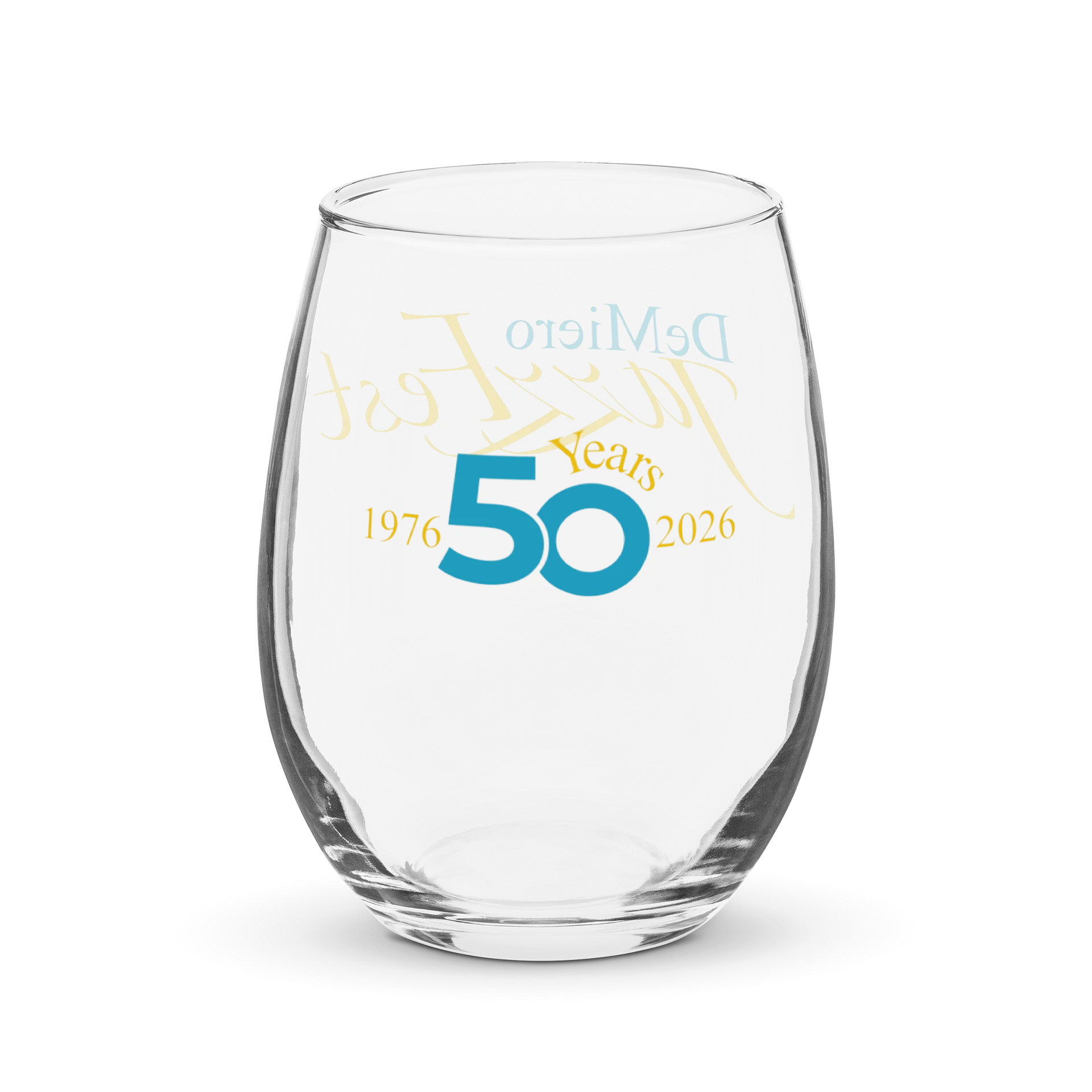 50th Anniversary Wine Glass product image (2)