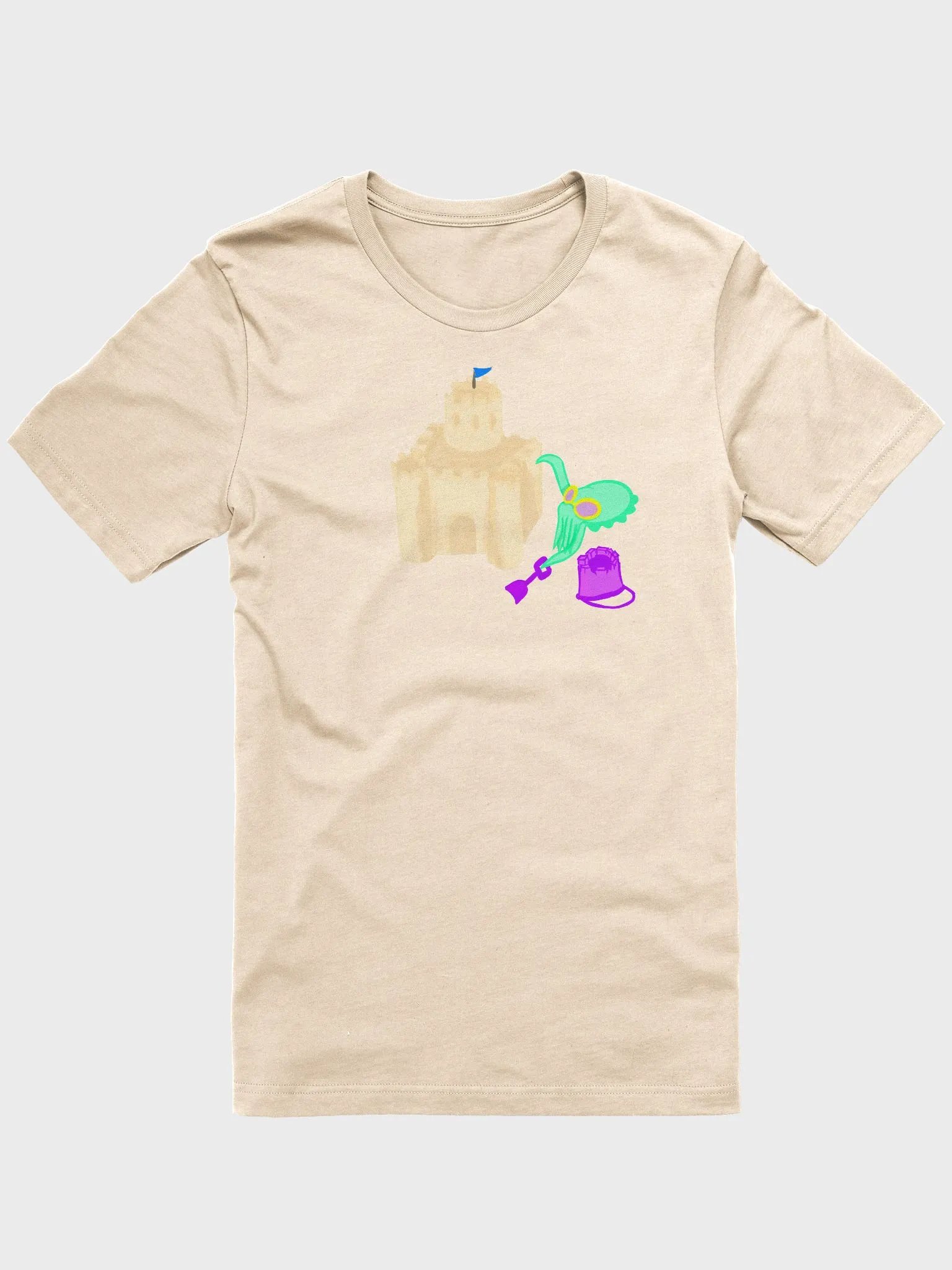 Sand Castle Building Cuttle Doodle Tee product image (12)