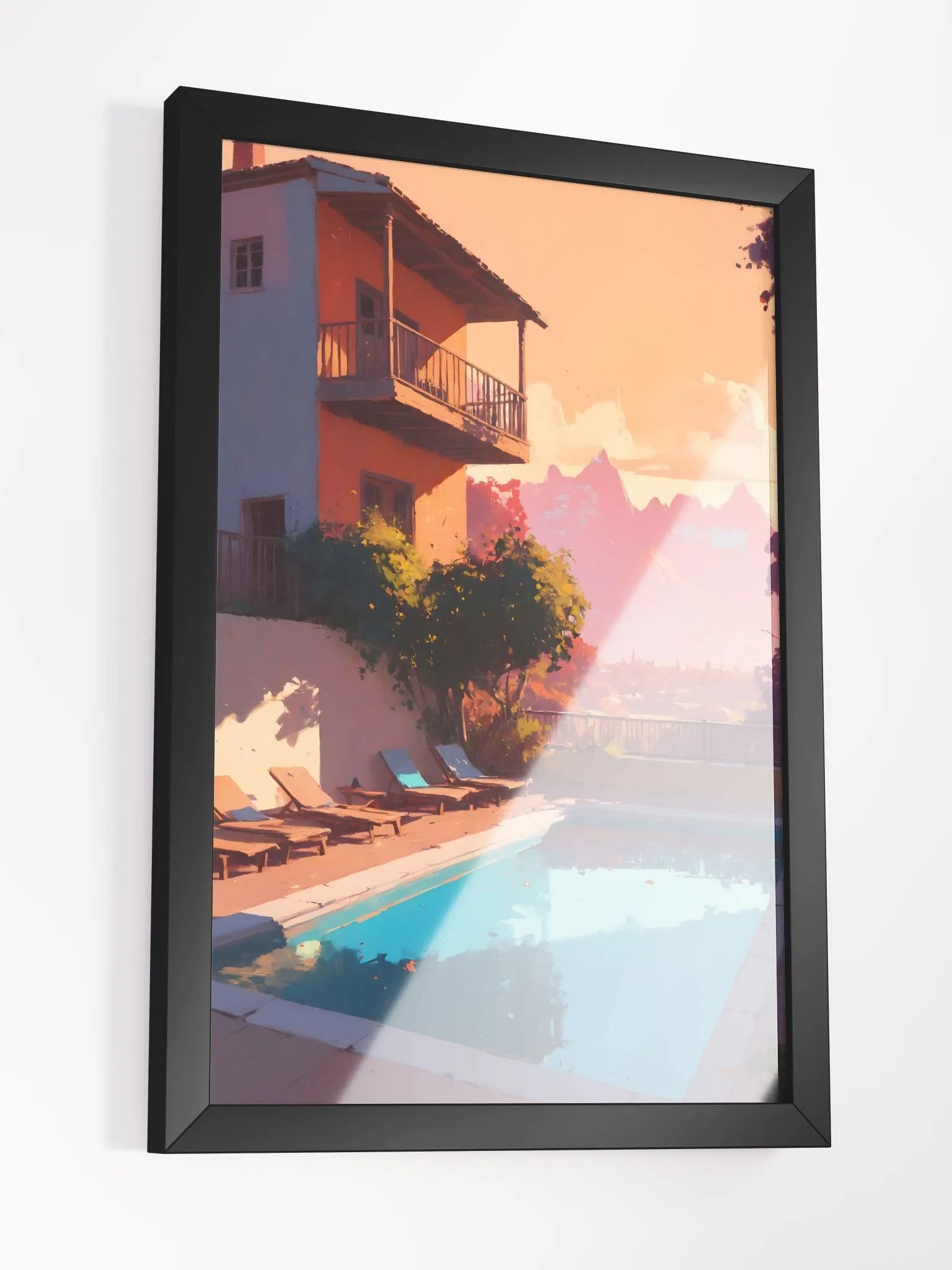 Sunset Villa - Framed Poster product image (6)