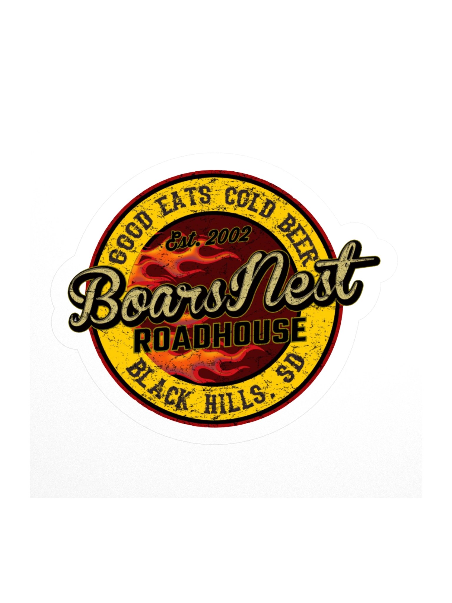 Vintage Boars Nest Kiss Cut Stickers product image (2)