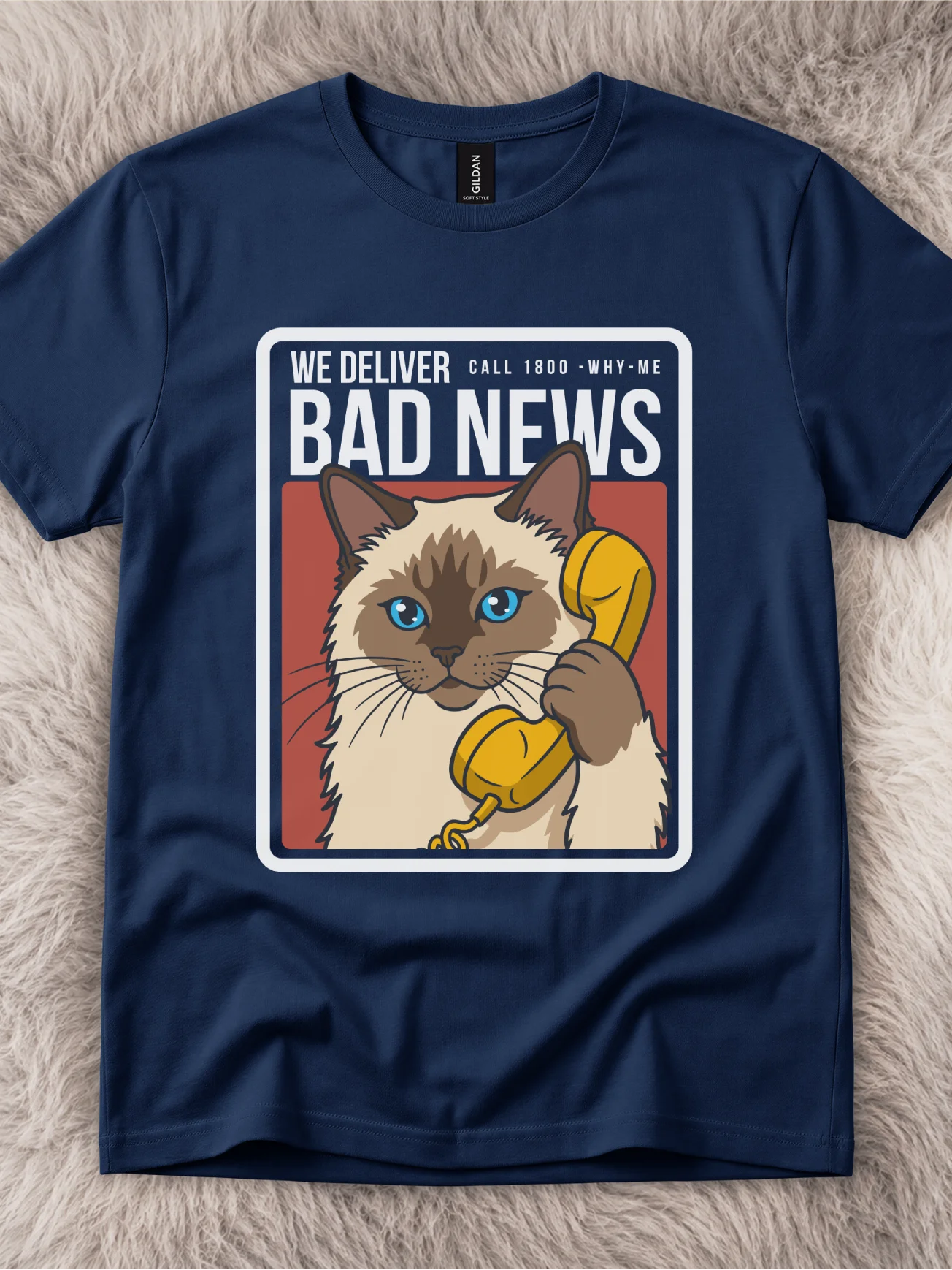 We Deliver Bad News Ragdoll Cat Shirt product image (1)