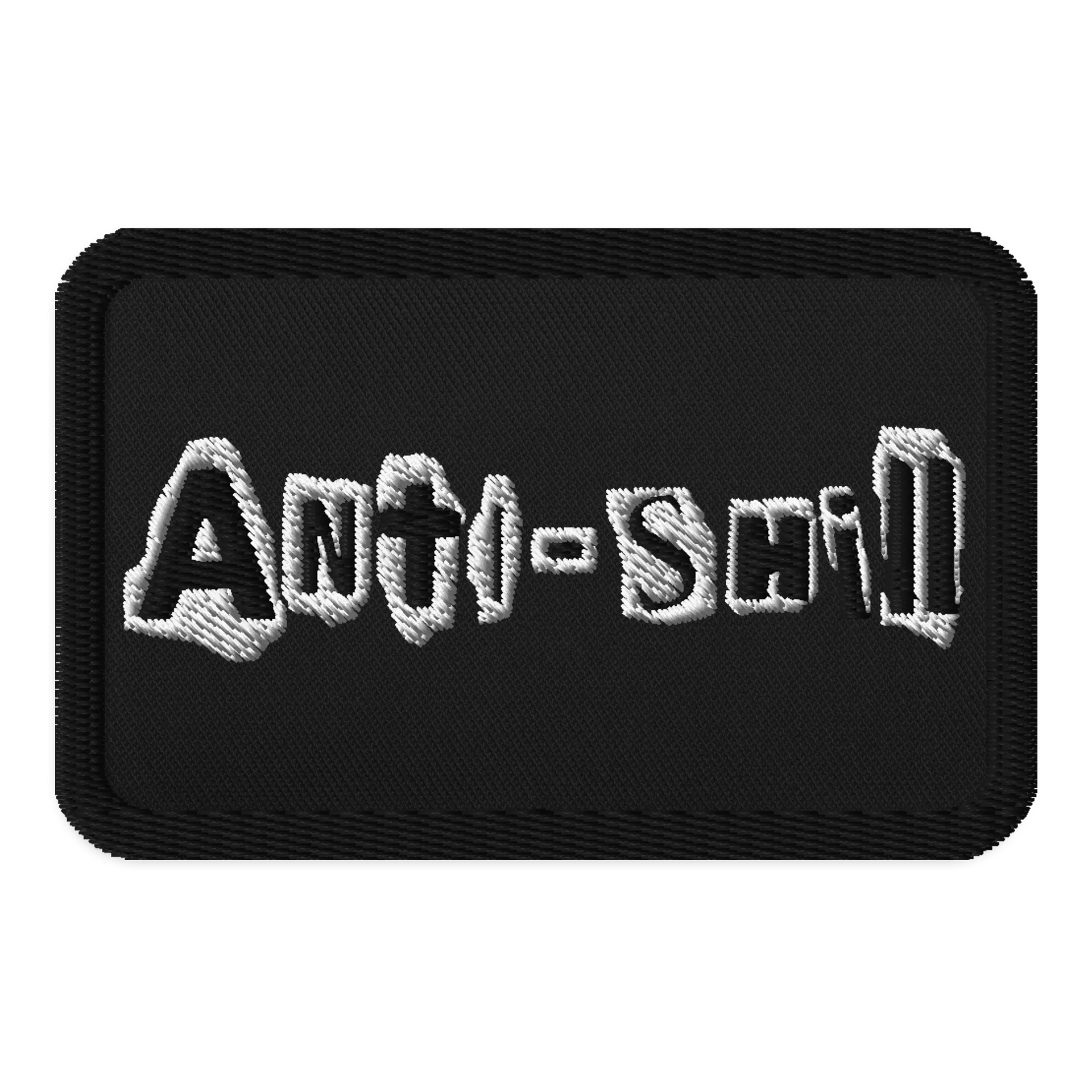 Anti-Shill Embroidered Patch product image (1)